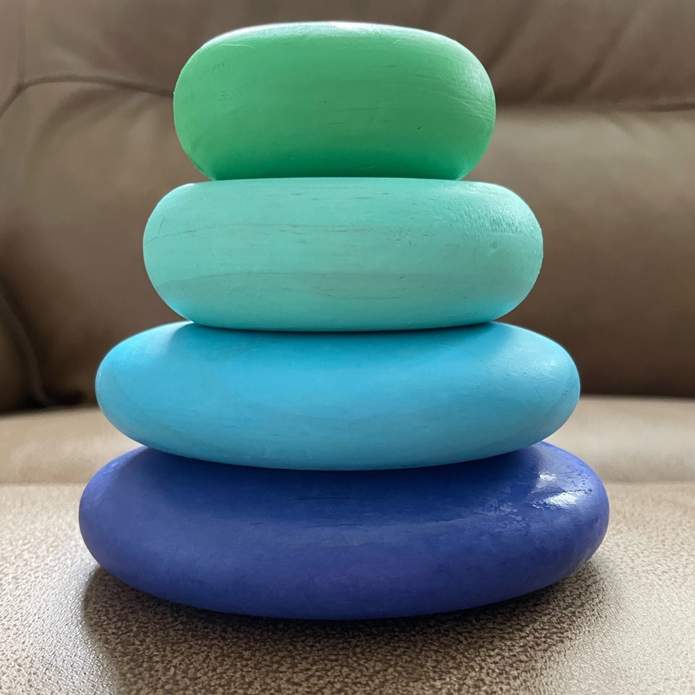 Lovevery wooden stacking stones